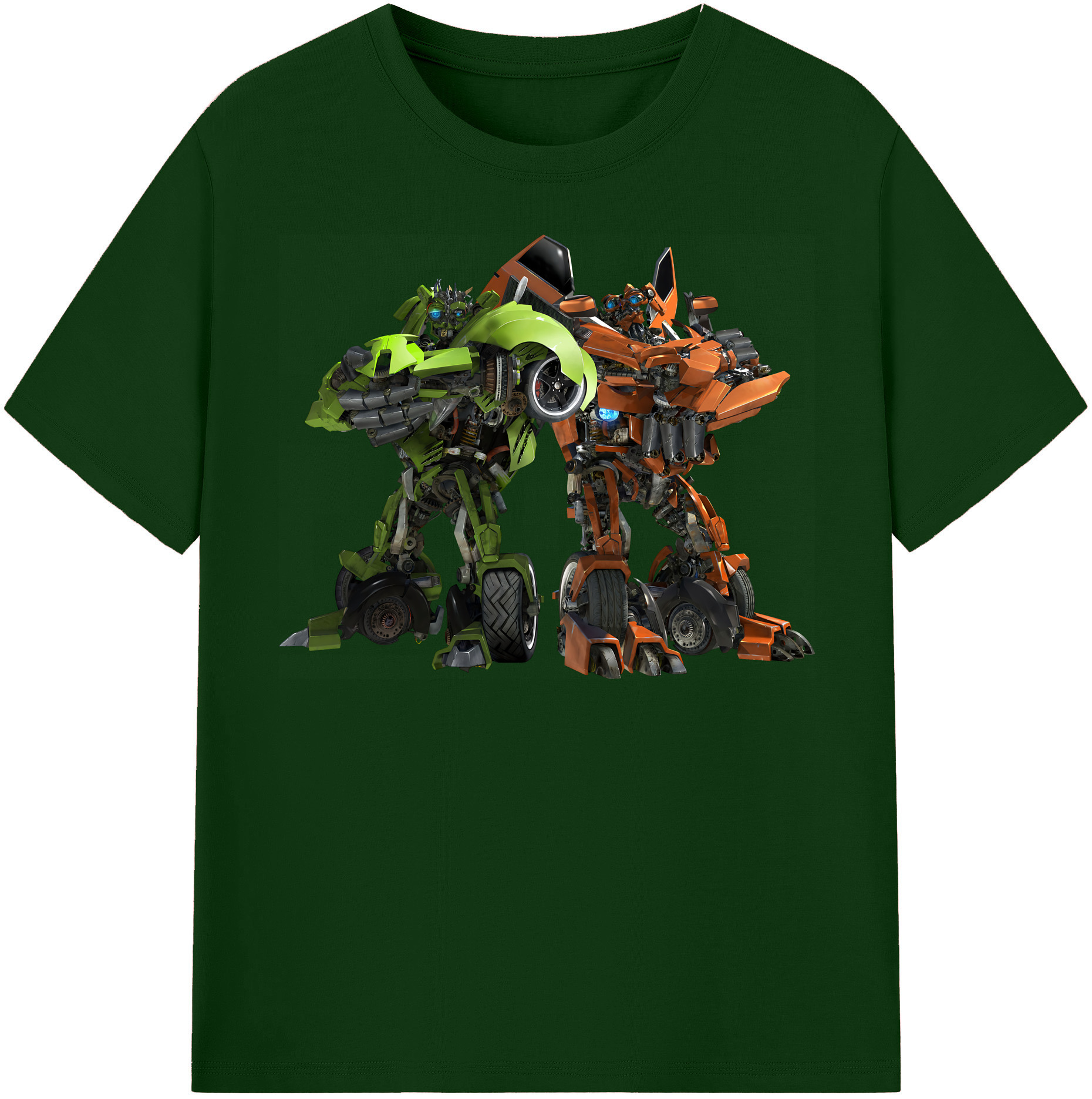 （画像用） Transformers トランスフォーマー 綿100％半袖Tシャツ（フロントプリント）